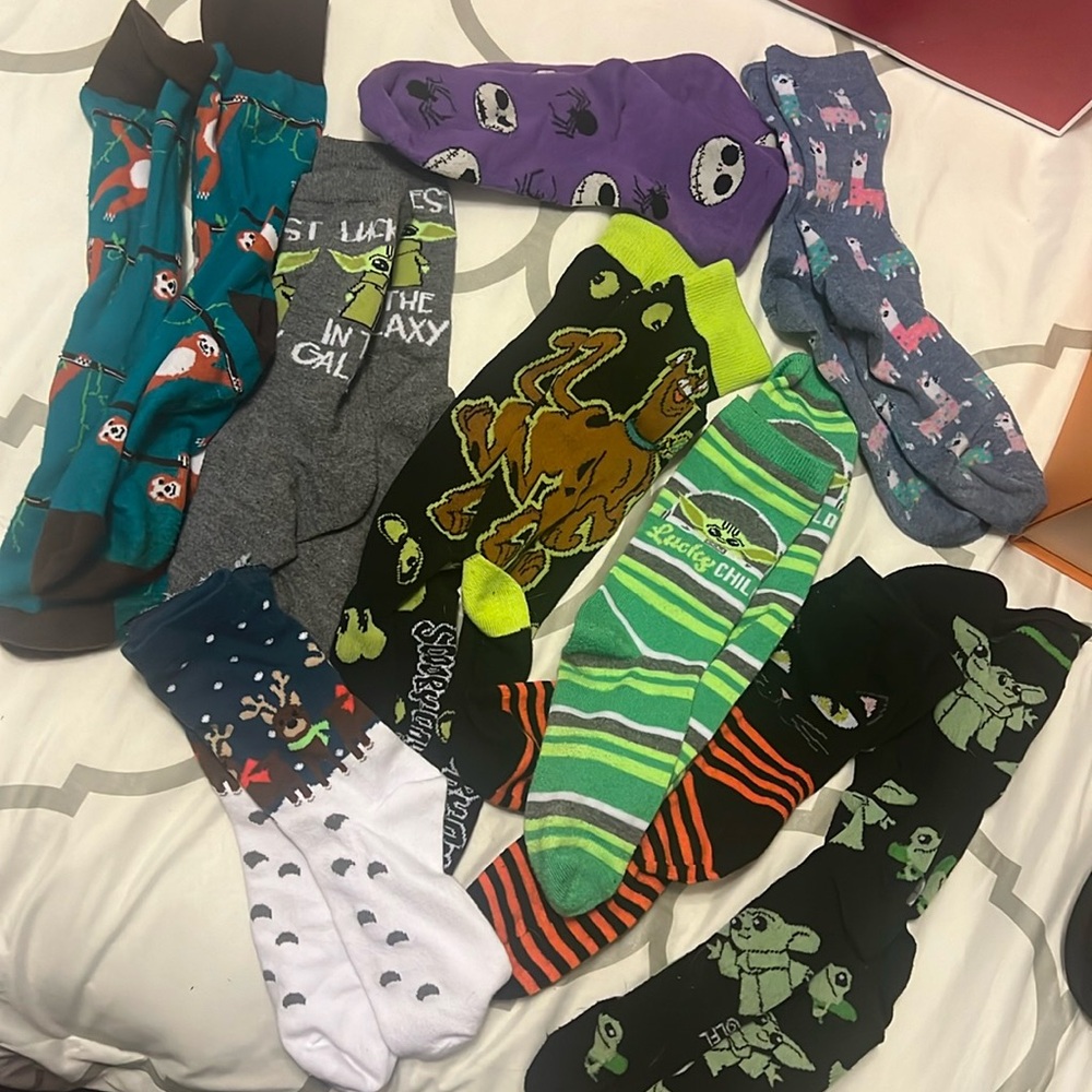 Lot of character socks